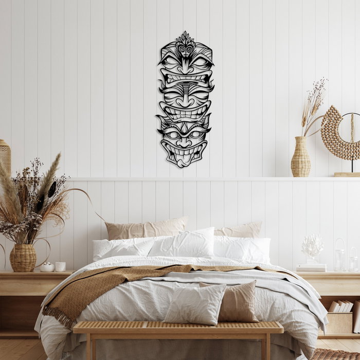Wallity Fun Naughty Wild - Escultura de pared de metal negra